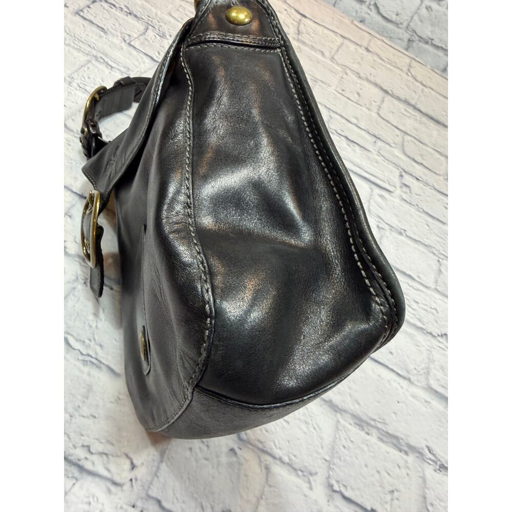 COACH Black Bleecker Legacy Tattersall Shoulder Bag F0769-11419 Antique Brass - Picture 10 of 15